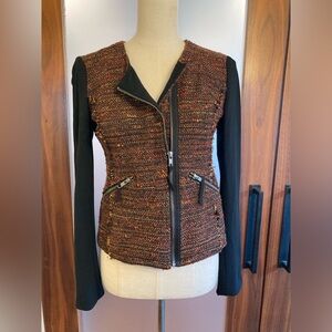Ella Moss motorcycle jacket/sweater. Small